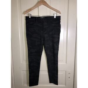 Knox Rose Skinny Stretch Camo Black Grey Pants Size Medium